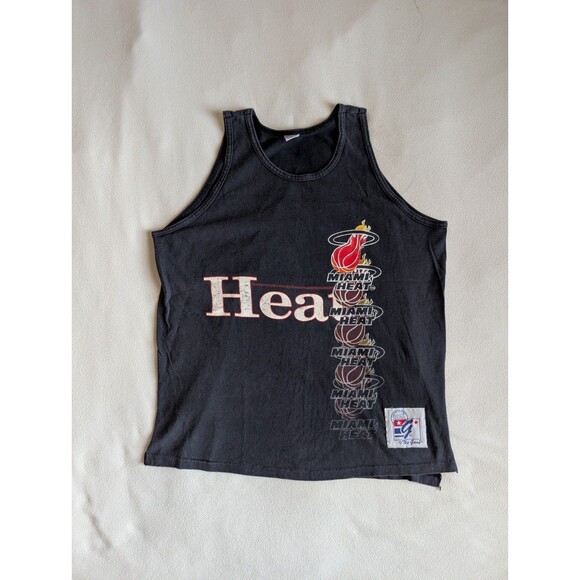 Vtg 90s Miami Heat The Game Women’s Graphic Print Tank Top Sz XL NBA - Picture 1 of 10